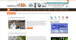 Desktop Screenshot of lesimprimantes3d.fr